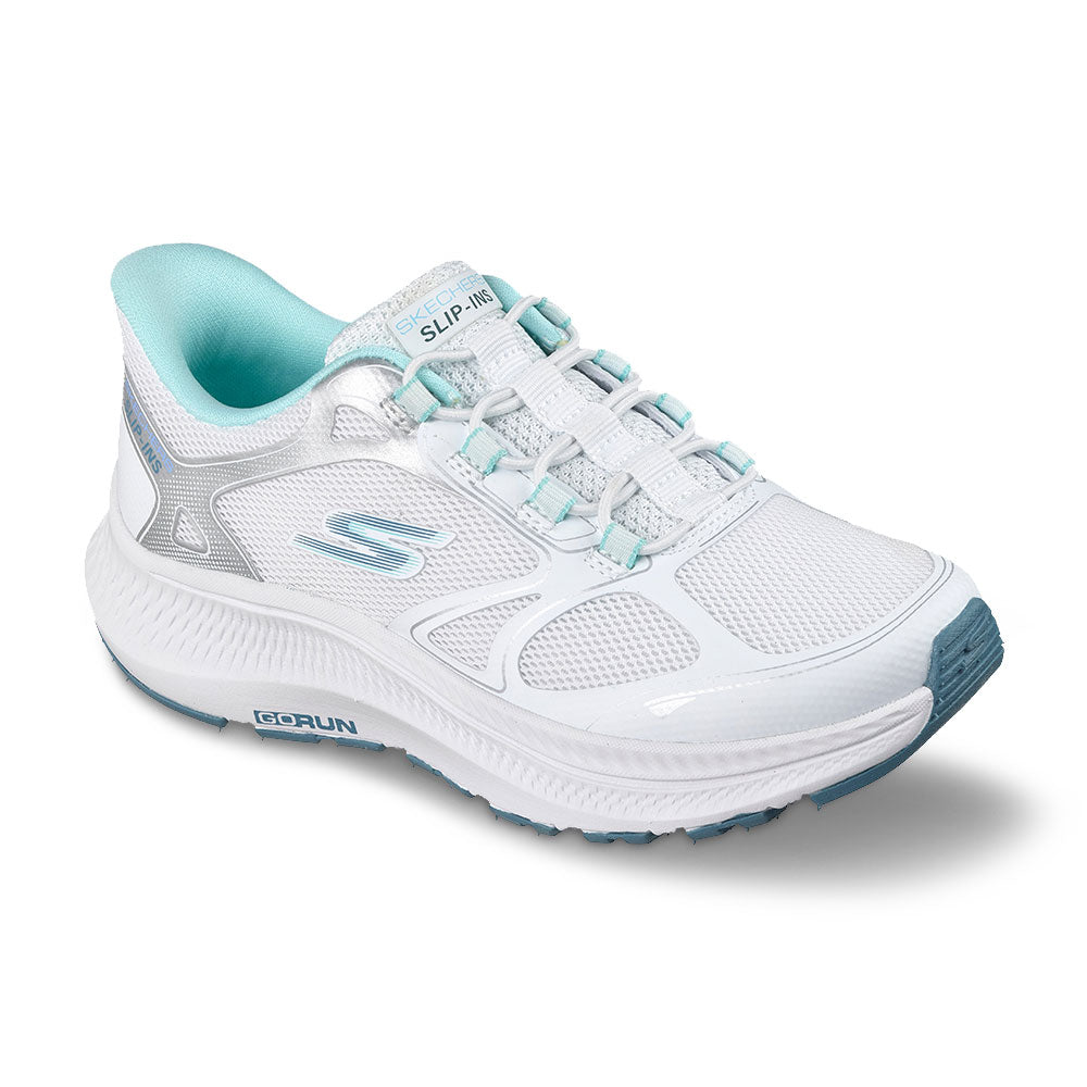 SKECHERS Hands Free Slip-ins: GO RUN Consistent 2.0 - Quick Burst Girls Lifestyle Shoes Supersports Thailand