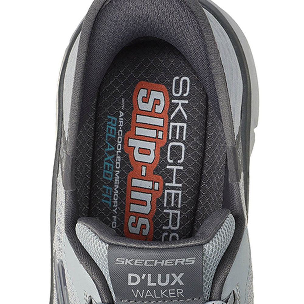 SKECHERS Slip-ins® Relaxed Fit®: D'Lux Walker 2.0 - Rezinate รองเท้าลำลองผู้ชาย