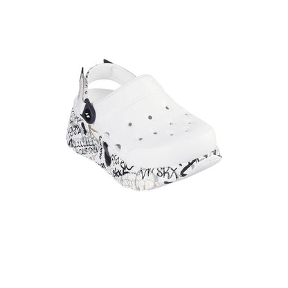 SKECHERS Foamies Max Cushioning - Wildstyle รองเท้าแตะผู้หญิง