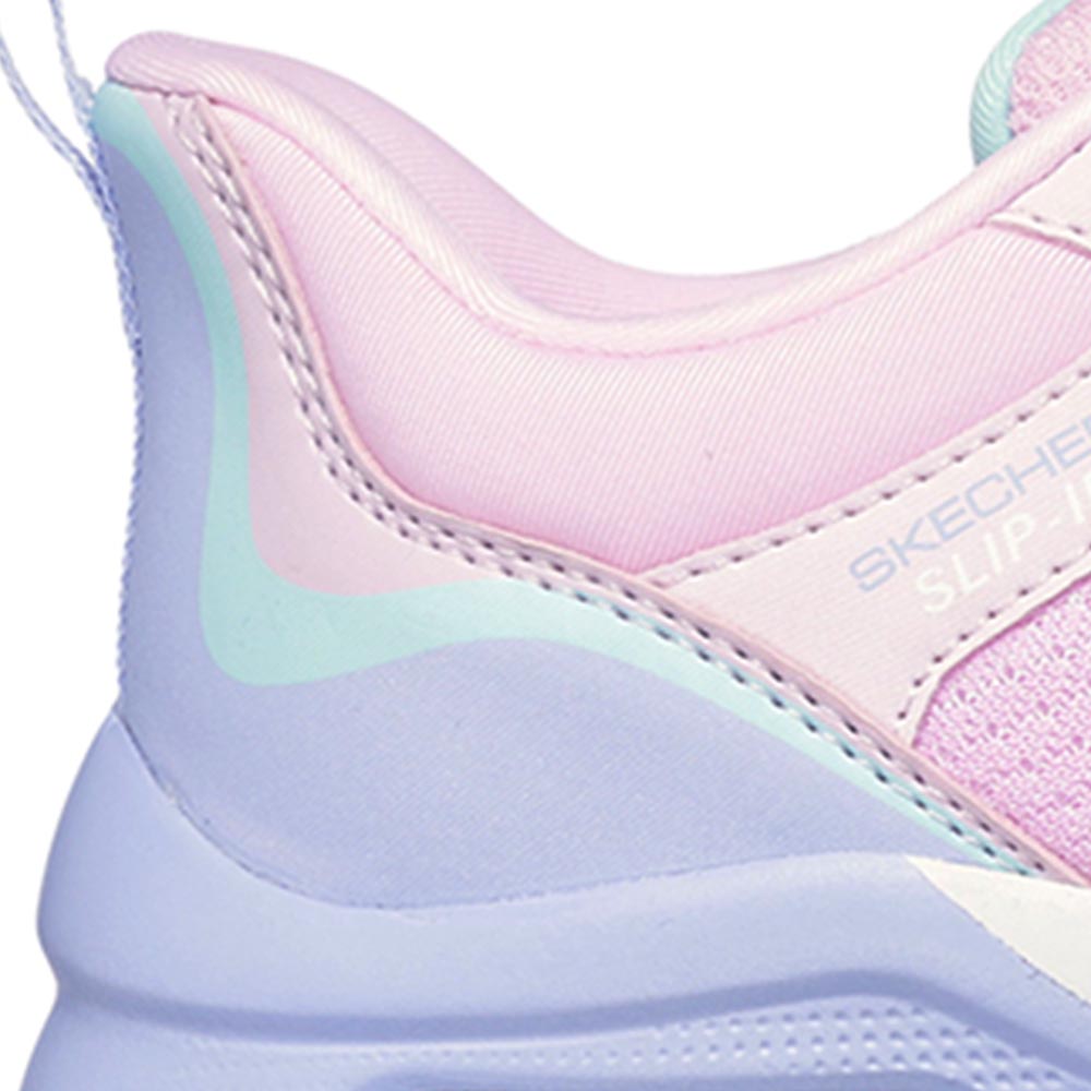 SKECHERS Hands Free Slip-ins® Relaxed Fit®: Microspec Max - Color Trifecta Girls Casual Shoes