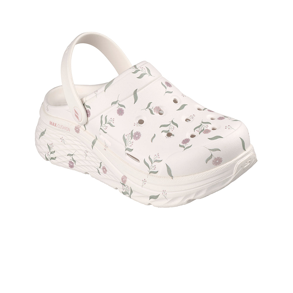 SKECHERS Max Cushioning Elite Foamies - Carnations รองเท้าแตะผู้หญิง Supersports Thailand