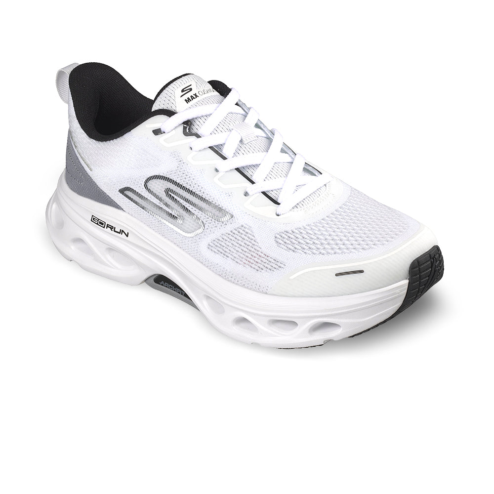 SKECHERS Max Cushioning Glide-Step Arch Fit - Premium Pace Men's Running Shoes - Supersports Thailand Supersports Thailand