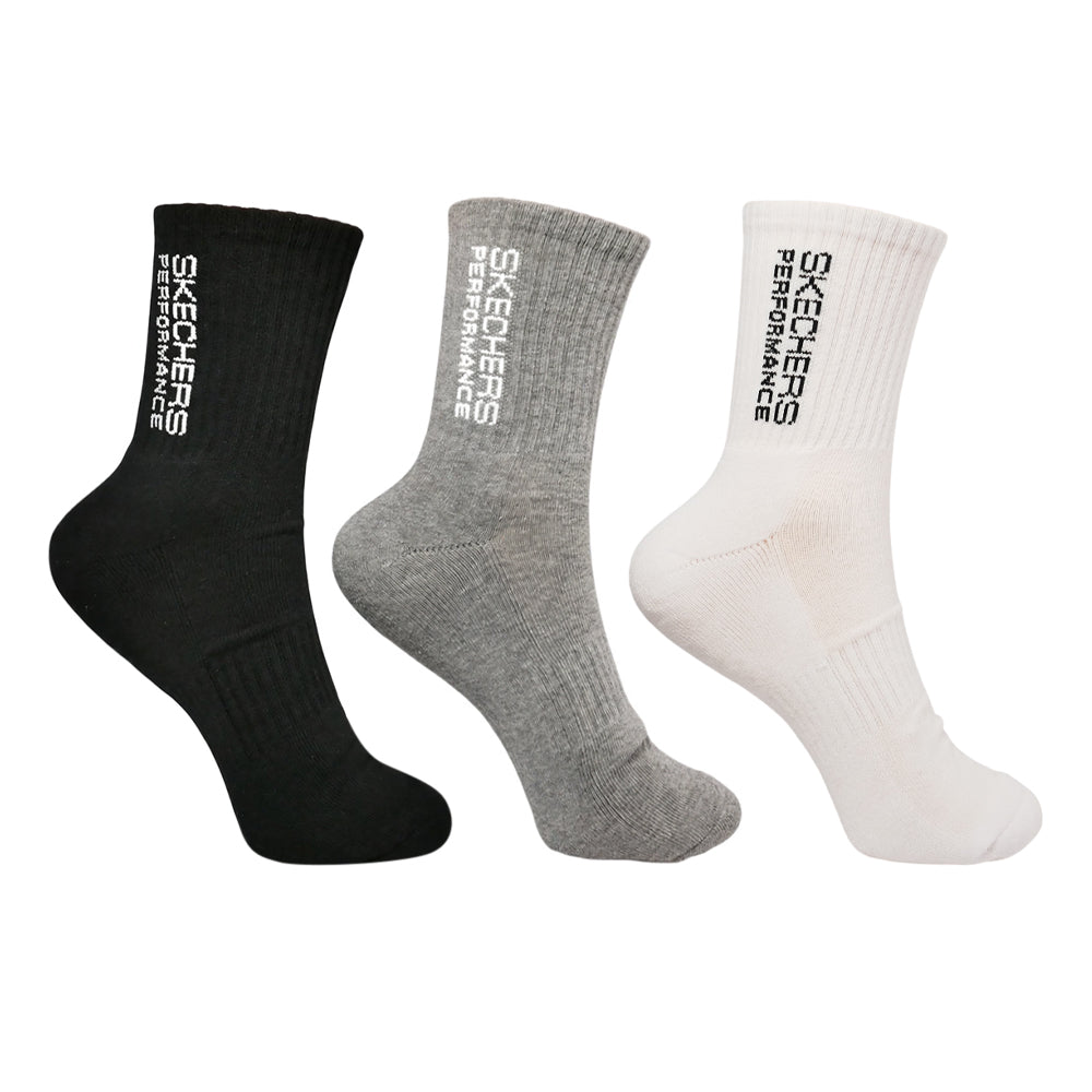 SKECHERS Performance Unisex Socks (3 Pairs) - Supersports Thailand