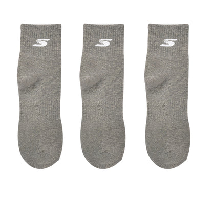 SKECHERS Quarter Sock Unisex Socks (3 Pairs) - Supersports Thailand