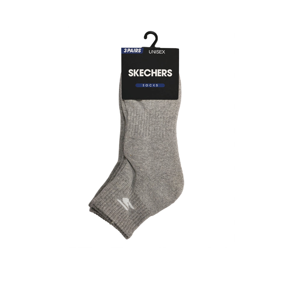 SKECHERS Quarter Sock Unisex Socks (3 Pairs) - Supersports Thailand