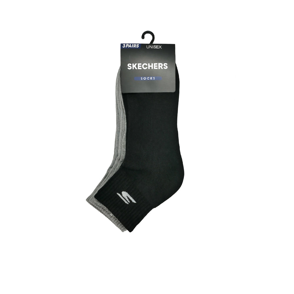 SKECHERS Quarter Sock Unisex Socks (3 Pairs) - Supersports Thailand Supersports Thailand