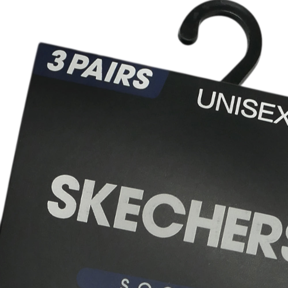 SKECHERS Quarter Sock Unisex Socks (3 Pairs) - Supersports Thailand