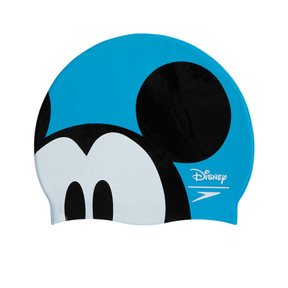 SPEEDO Disney Mickey Mouse Junior Slogan Kids Swim Cap