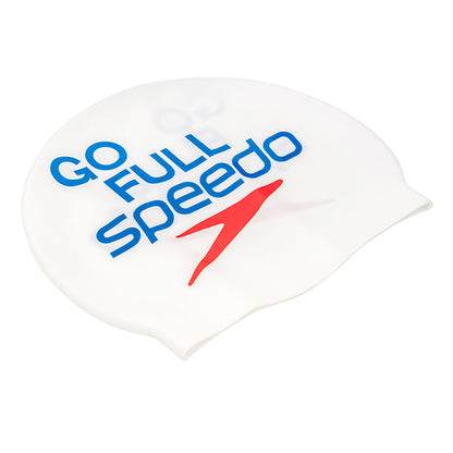 SPEEDO Slogan Printed Unisex Swim Cap