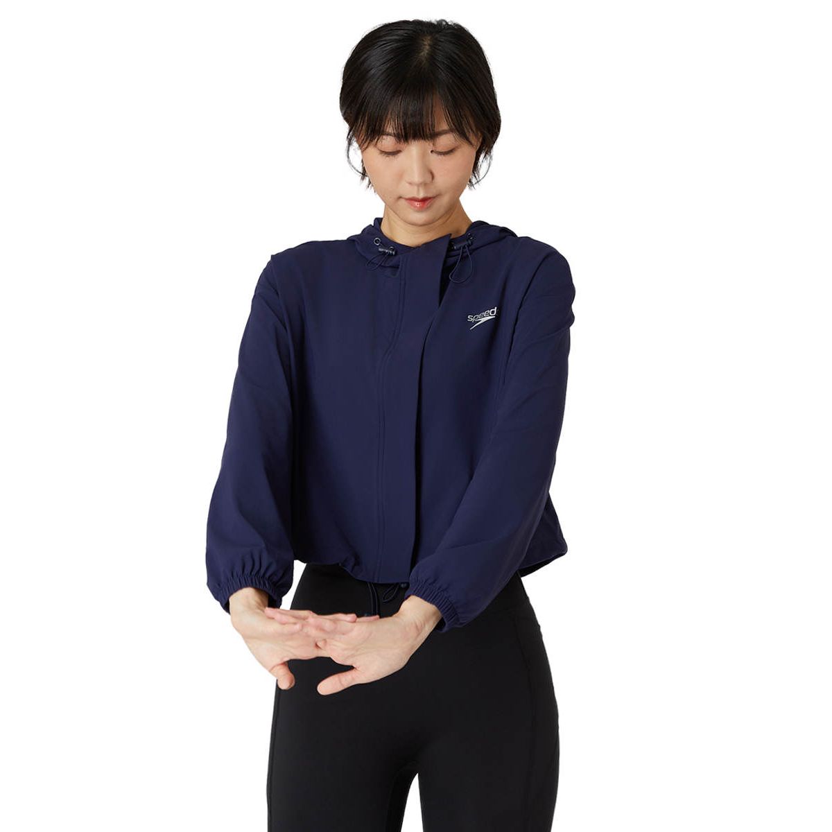 SPEEDO Crop Zip Long Sleeve Women's Jacket - Supersports Thailand Supersports Thailand