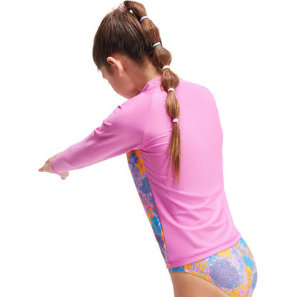 SPEEDO Printed Long Sleeve Girls Rashguard - Supersports Thailand