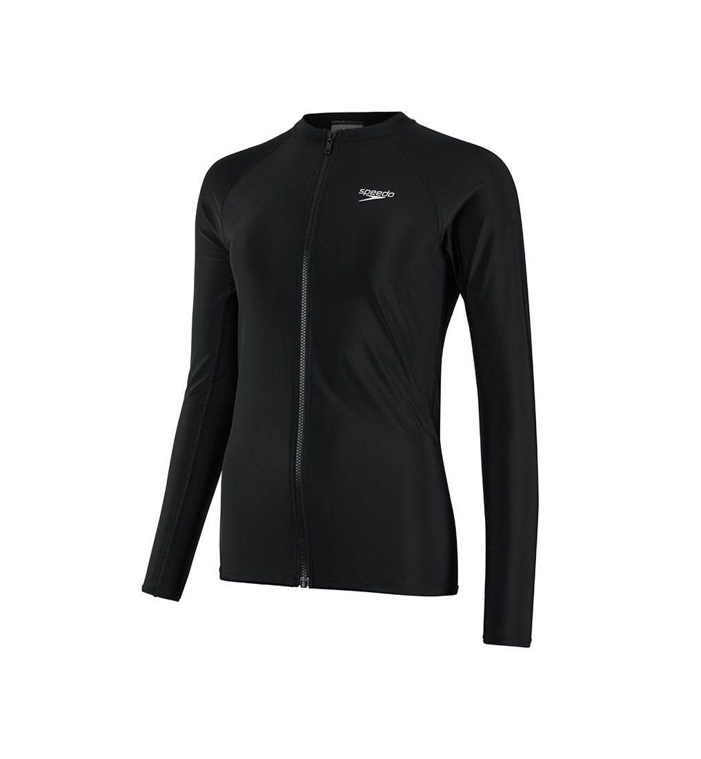 SPEEDO  Zip Long Sleeve Women's Rashguard - Supersports Thailand Supersports Thailand