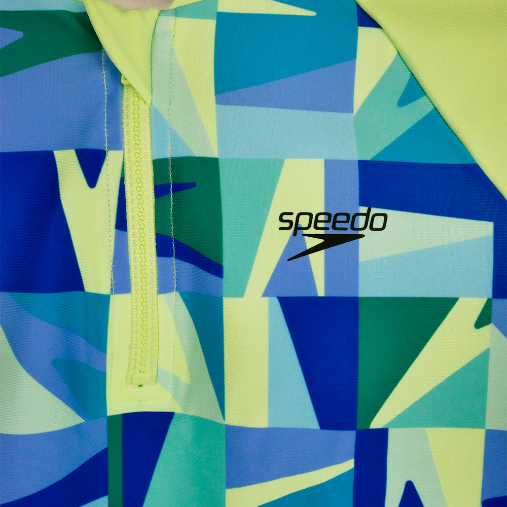 SPEEDO Long Sleeve Zip Boys Rashguard - Supersports Thailand