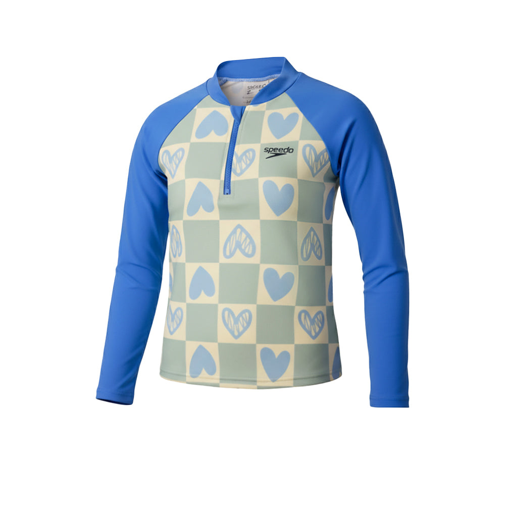SPEEDO Long Sleeve Zip Girls Rashguard - Supersports Thailand