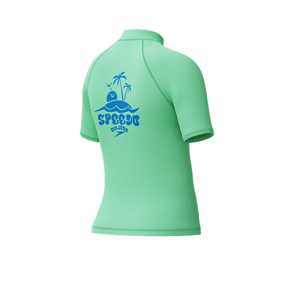 SPEEDO Short Sleeve Boys Rashguard