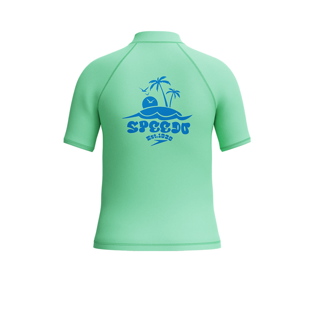 SPEEDO Short Sleeve Boys Rashguard