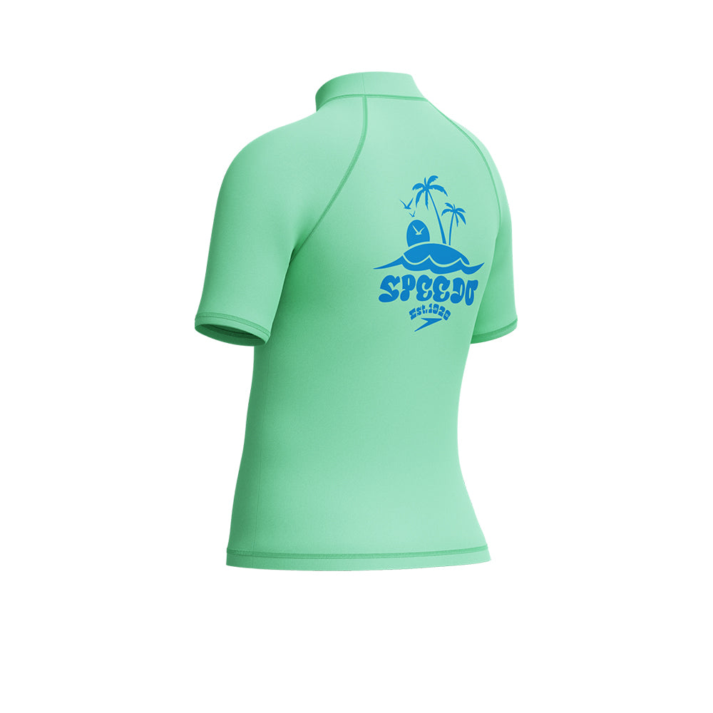 SPEEDO Short Sleeve Boys Rashguard