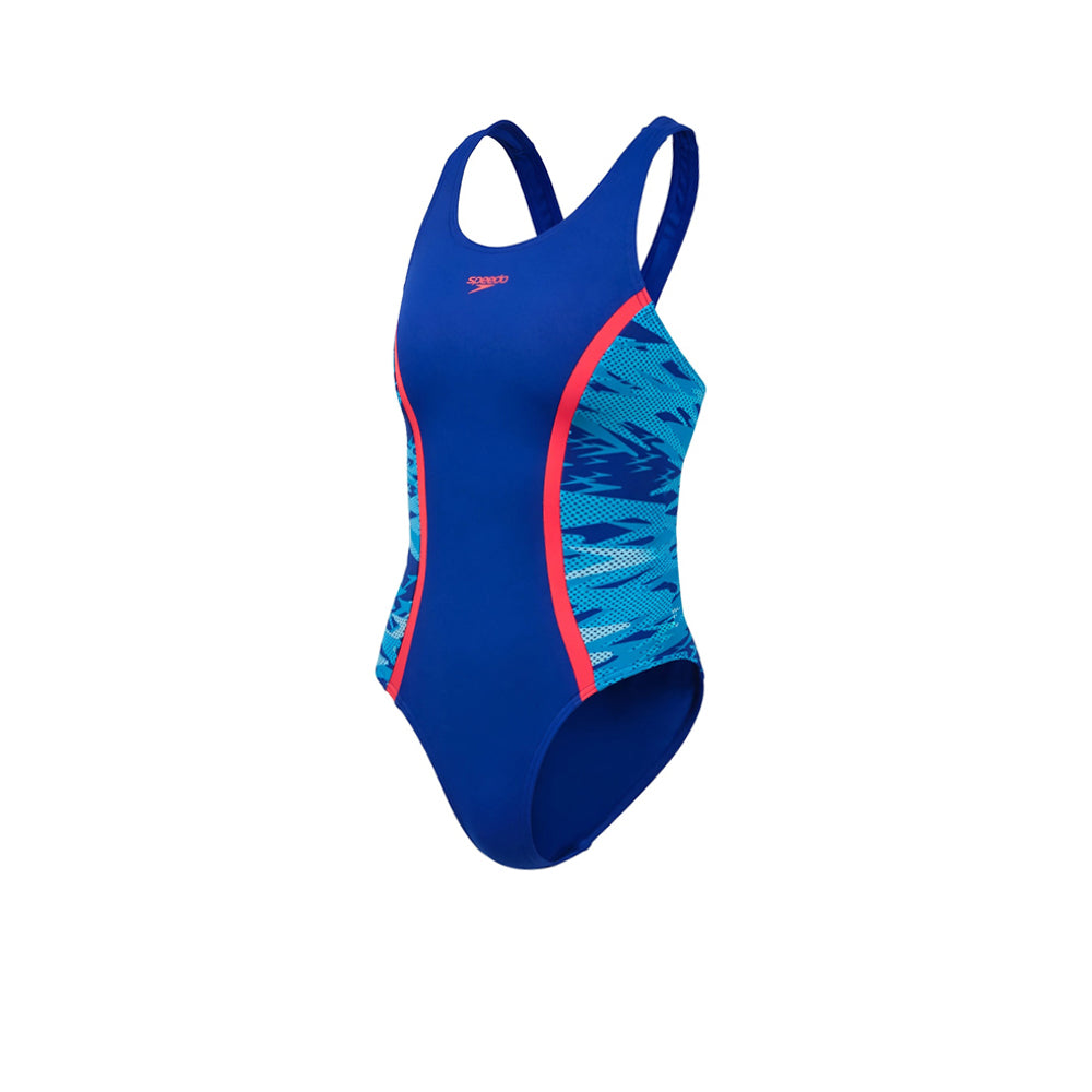 SPEEDO Hyperboom Splice Muscleback Girls Swimsuit - Supersports Thailand Supersports Thailand