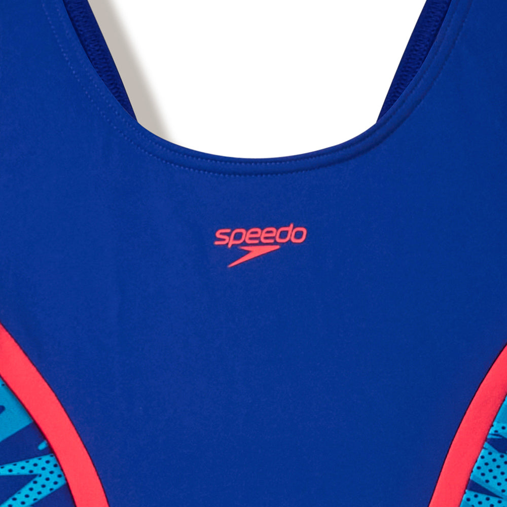 SPEEDO Hyperboom Splice Muscleback Girls Swimsuit - Supersports Thailand Supersports Thailand