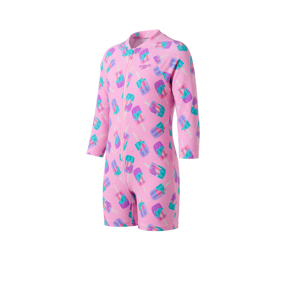 SPEEDO Printed Long Sleeve Girls Swimsuit - Supersports Thailand