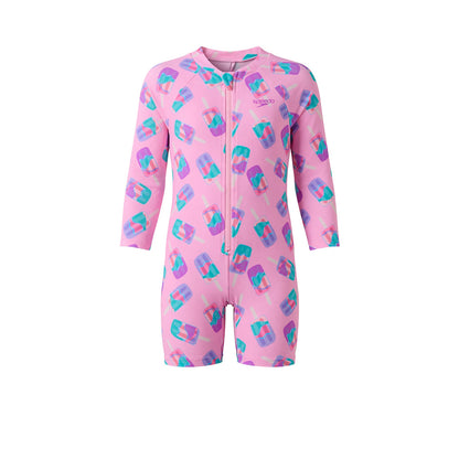 SPEEDO Printed Long Sleeve Girls Swimsuit - Supersports Thailand