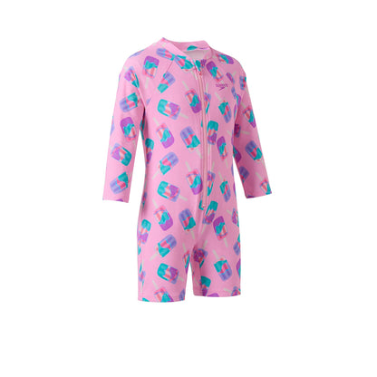 SPEEDO Printed Long Sleeve Girls Swimsuit - Supersports Thailand