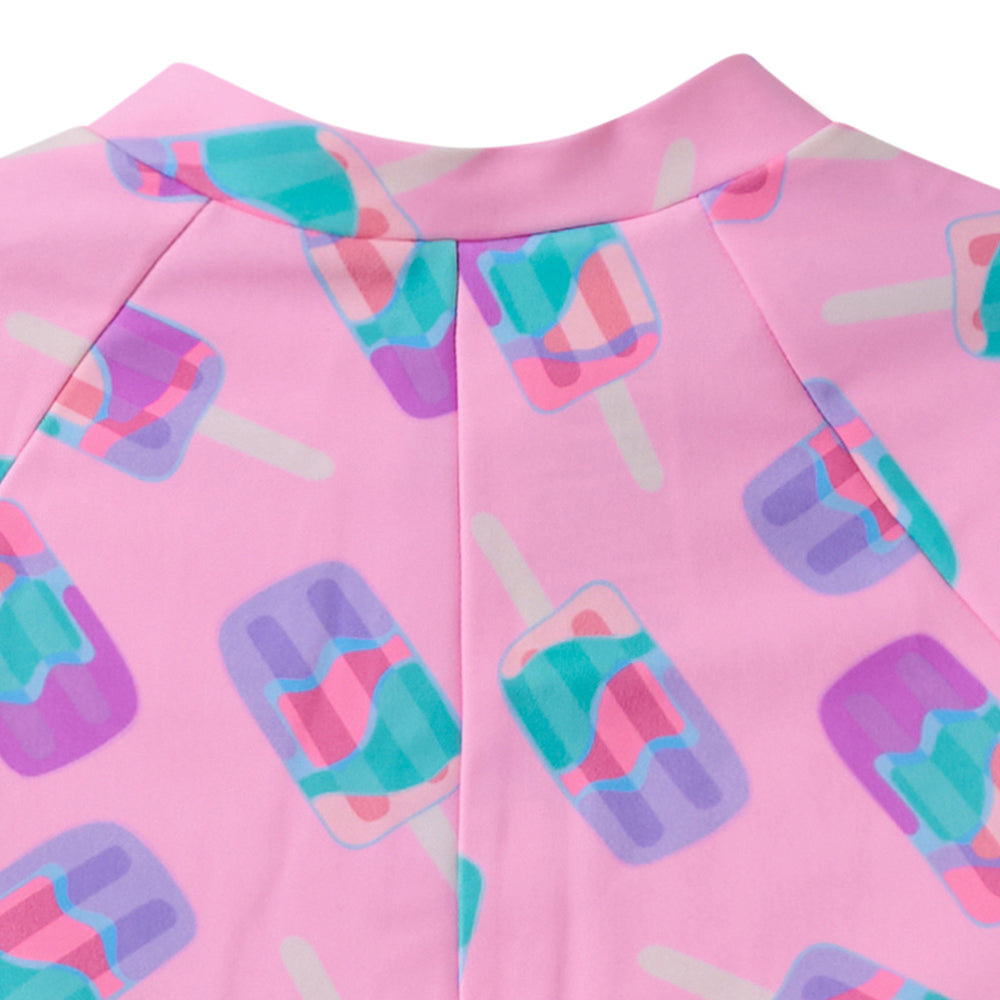 SPEEDO Printed Long Sleeve Girls Swimsuit - Supersports Thailand Supersports Thailand