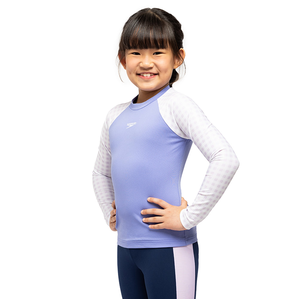 SPEEDO Splash & Learn 2.0 Long Sleeve Girls Rashguard - Supersports Thailand Supersports Thailand