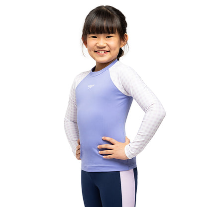 SPEEDO Splash & Learn 2.0 Long Sleeve Girls Rashguard - Supersports Thailand