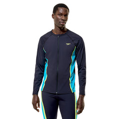 SPEEDO Hyperboom Splice Long Sleeve Zip Men's Rashguard - Supersports Thailand