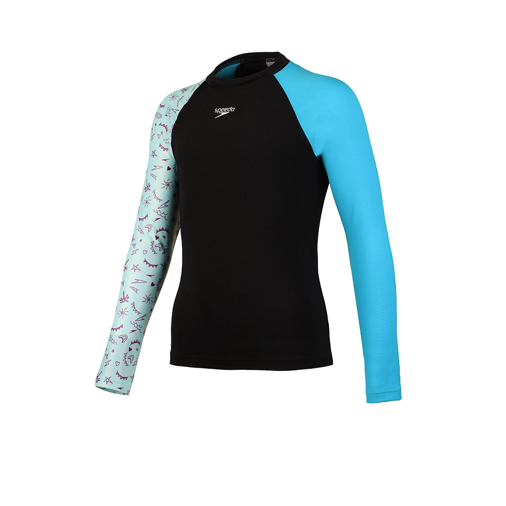 SPEEDO Splash & Learn 2.0 Long Sleeve Boys Rashguard