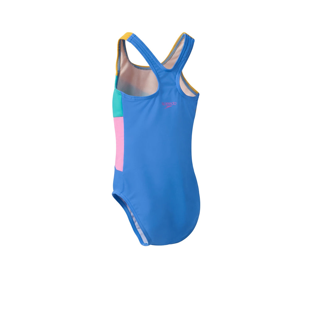 SPEEDO Printed Radiating Splice Girls Swimsuit - Supersports Thailand