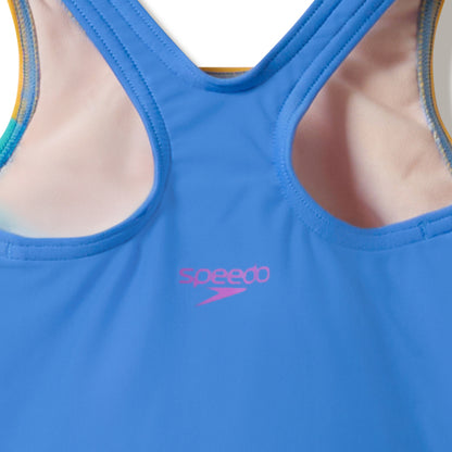 SPEEDO Printed Radiating Splice Girls Swimsuit - Supersports Thailand