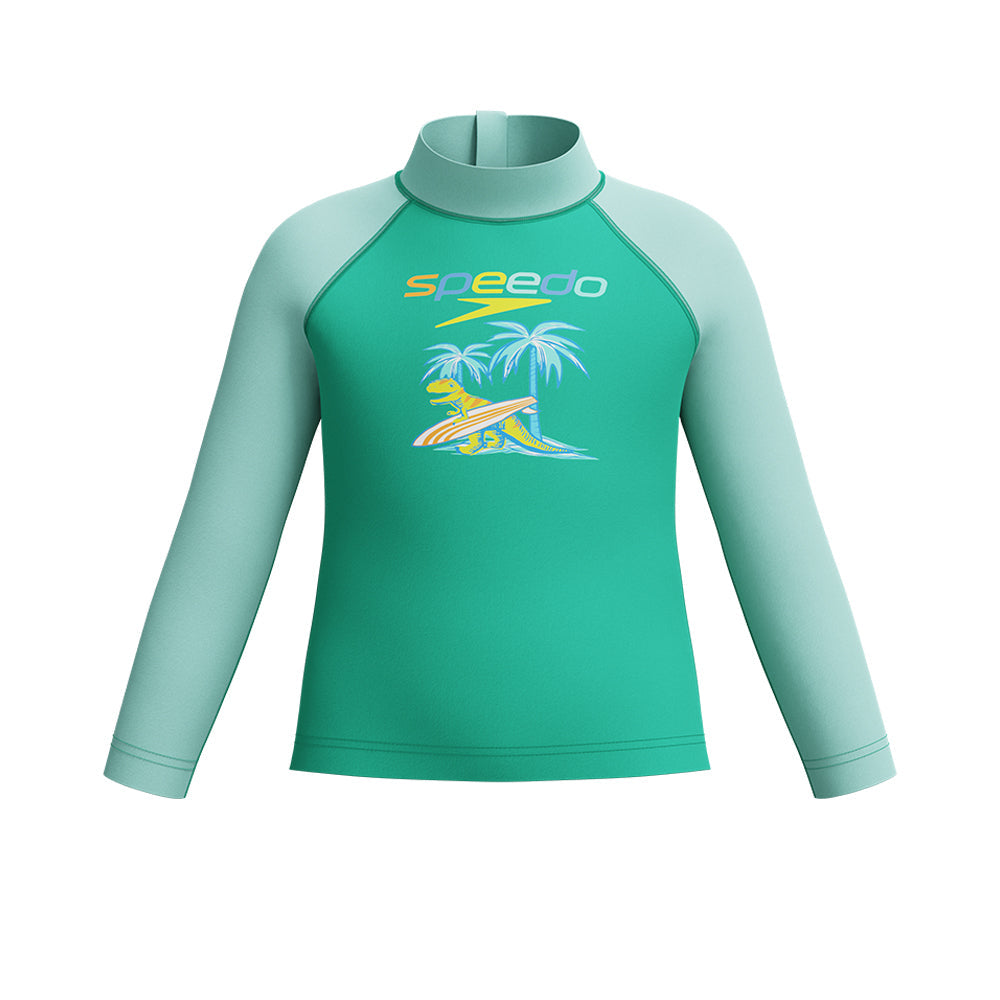 SPEEDO Long Sleeve Print Boys Rashguard - Supersports Thailand Supersports Thailand
