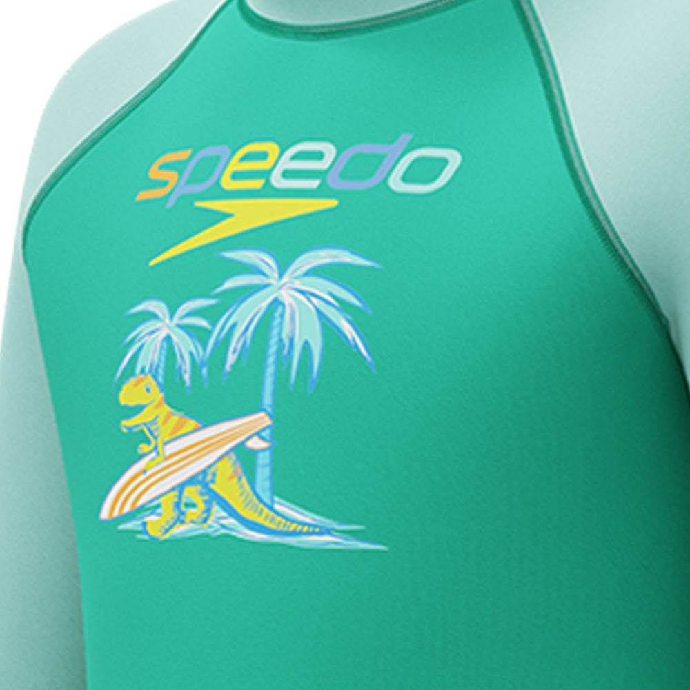 SPEEDO Long Sleeve Print Boys Rashguard - Supersports Thailand