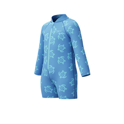 SPEEDO Printed Long Sleeve Zip Boys Swimsuit - Supersports Thailand