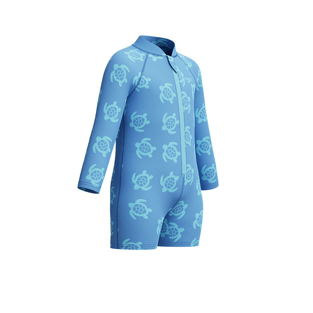 SPEEDO Printed Long Sleeve Zip Boys Swimsuit - Supersports Thailand Supersports Thailand