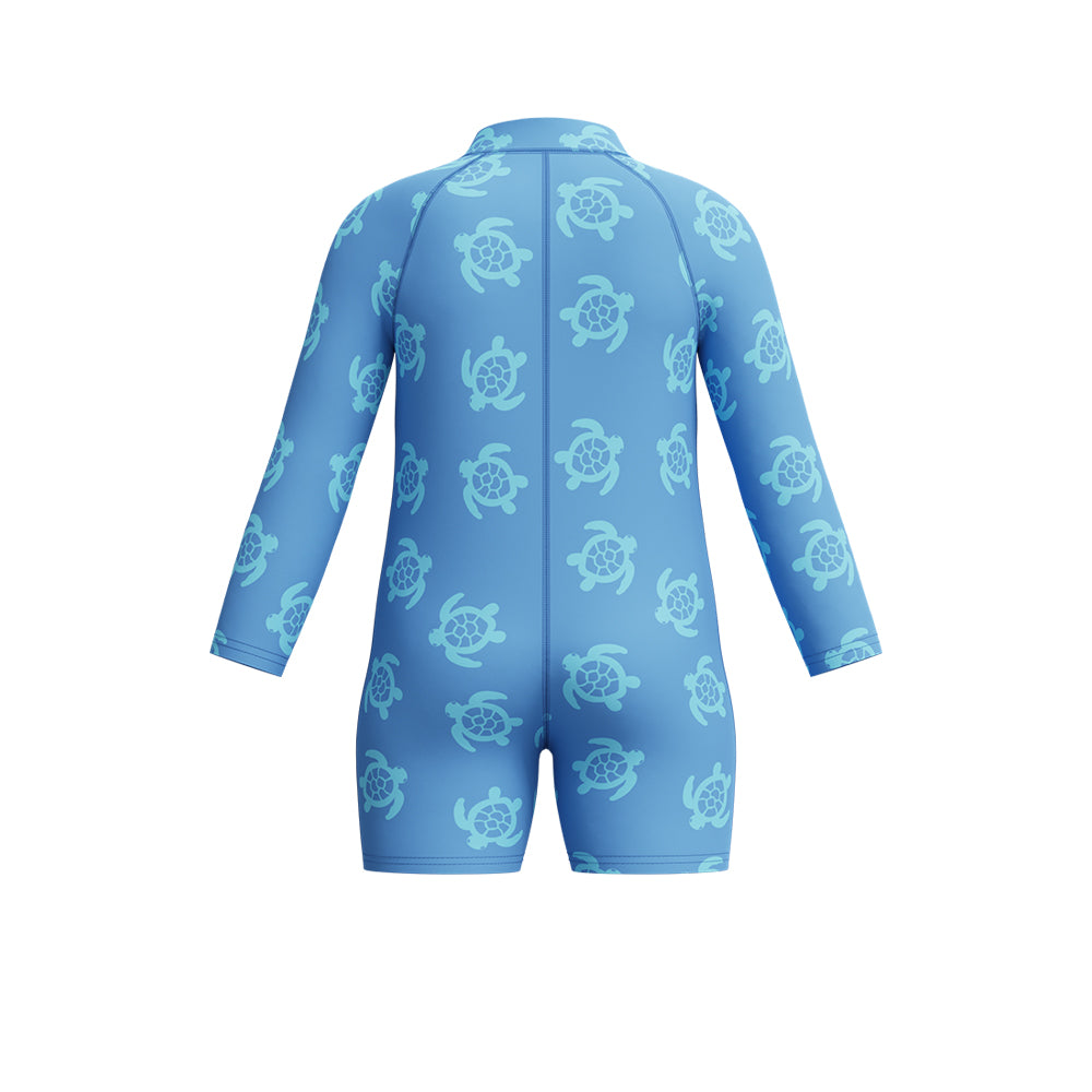 SPEEDO Printed Long Sleeve Zip Boys Swimsuit - Supersports Thailand Supersports Thailand