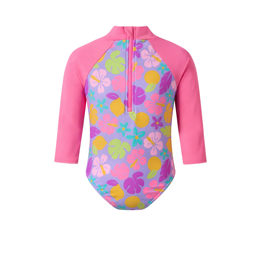 SPEEDO Colorful Long-Sleeve Girls Swimsuit - Supersports Thailand Supersports Thailand