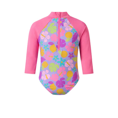 SPEEDO Colorful Long-Sleeve Girls Swimsuit - Supersports Thailand