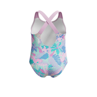 SPEEDO Print Cross Back Girls Swimsuit - Supersports Thailand
