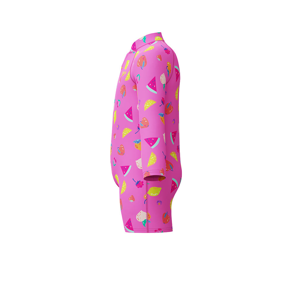 SPEEDO Printed Long Sleeve Zip Girls Swimsuit - Supersports Thailand