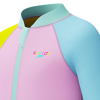 SPEEDO Long Sleeve Zip Girls Swimsuit - Supersports Thailand