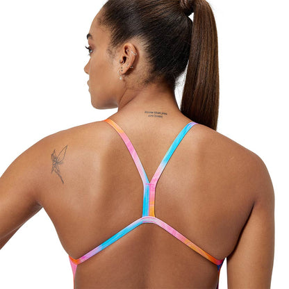 SPEEDO Printed V-Back Women's Swimsuit - Supersports Thailand