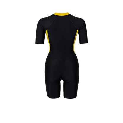 SPEEDO Zip Front Short Sleeve Kneesuit Women's Swimsuit - Supersports Thailand