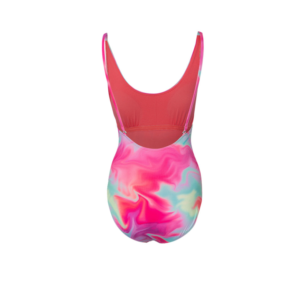 SPEEDO FLU3NTE Printed Convertible ชุดว่ายน้ำผู้หญิง