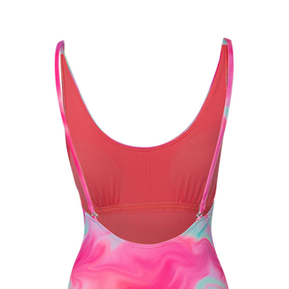 SPEEDO FLU3NTE Printed Convertible ชุดว่ายน้ำผู้หญิง