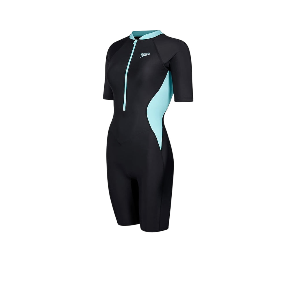 SPEEDO Zip Front Short Sleeve Women's Swimsuit - Supersports Thailand