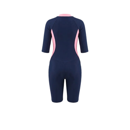SPEEDO Zip Front Short Sleeve Women's Swimsuit - Supersports Thailand