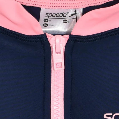 SPEEDO Zip Front Short Sleeve Women's Swimsuit - Supersports Thailand
